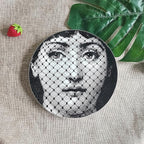 Decorative Plates Handmade Ceramic Ornament for Home&Office Wall Decors (with Hanger) (F8)