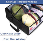 AOODA Wide Hat Storage for Baseball Caps, Large Capacity Hat Organizer for Closet Cap Holder Holds up to 40 Snapbacks, Black