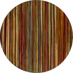 Unique Loom Barista Collection Area Rug - Icatu (10' Round, Beige/Brown)