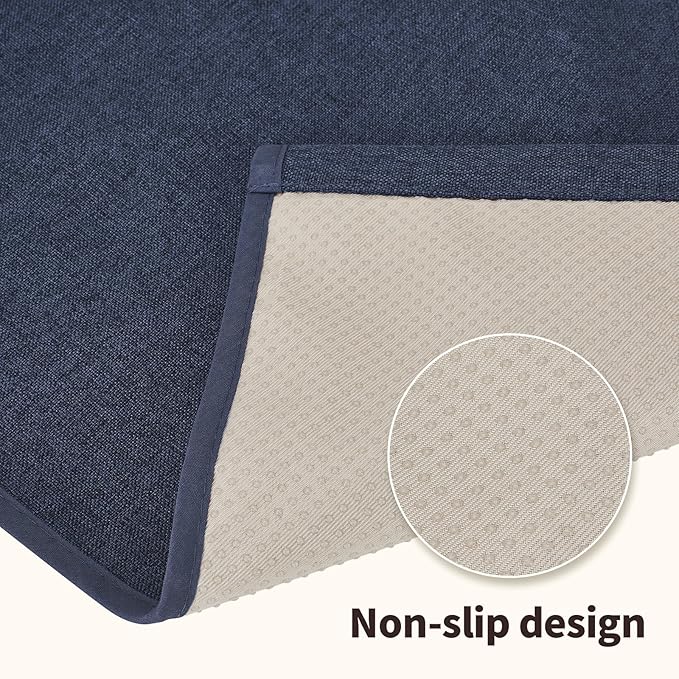 Teniux Remote Control Holder Armchair Caddy for Recliner Couch, Non-Slip Armrest Organizer with 5 Pockets for Magazine, Tablet, Phone, iPad (Blue)