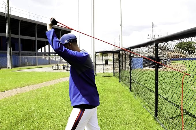 Baseball Resistance Bands Youth & Adult Athletes Safely Improve Pitching Throwing Batting & Arm Strength Used by Pitchers Quarterbacks Volleyball Basketball