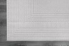 Micro Loop Indoor Rug White 8x10 Boho Geometric Neutral Area Rugs for Living Room Soft Luxury Modern Low and High Pile Durable Stain Resistant Non-Shedding Indoor Area Carpet 8 x 10