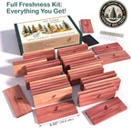 Cedar Blocks for Clothes Storage, 40 Cedar Planks, Cedar Blocks for Closet, Cedar for Closets, Natural Closet Smell Eliminator,Natural Closet Deodorizer,Drawer Fresheners for Dresser