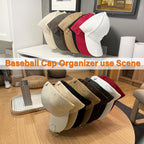 Hat Stand Organizer for Baseball Caps, Acrylic Hat Holder & Rack, 7PCS Clear Stand for 56 Caps, Ideal for Bedroom, Closet, Dresser, Office and Entrance (7)