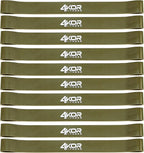 4KOR Fitness Resistance Loop Band Set, Perfect for Crossfit, Yoga, Physical Therapy, and Booty Building