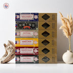 Satya Smudge Incense Stick – Hand-Rolled Indian Masala Incense for Meditation,Nag Champa, Superhit, Sandalwood, Dragon Blood, White Sage, Palo Santo (Smudge Mix)