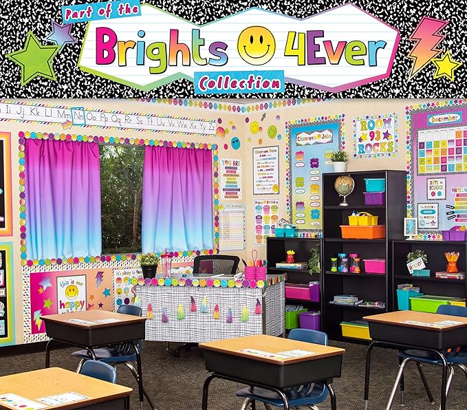 Teacher Created Resources Pink and Orange Color Wash Better Than Paper Bulletin Board Roll (TCR77905)