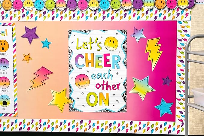 Teacher Created Resources Pink and Orange Color Wash Better Than Paper Bulletin Board Roll (TCR77905)