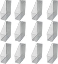 YBM HOME Mesh Steel Magazine File Holder (12, Silver)