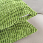 Fancy Homi 4 Packs Decorative Throw Pillow Covers for Living Room Couch Bed, Modern Farmhouse Boho Home Décor Accent Cushion Case, 24" x 24", Lime Green