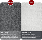 Waterproof Rug Pad, 4x4 ft Area Rug Non-Slip Carpet Pad, Non-Slip Rug Pads for All Floors and Finishes, Felt Pad for Hardwood Floors, Keeps Carpets in Place Soft and Safe