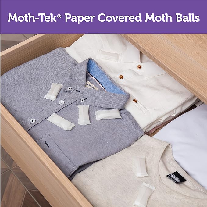 Enoz Moth-Tek Packets, Kills Clothes Moths and Carpet Beetles, Resealable Bag, Single Use Packets, Lavender Scent, 12 oz, Pack of 6
