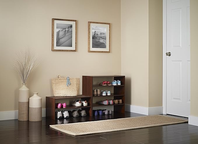 ClosetMaid Stackable 24-Inch Wide Horizontal Storage Organizer, Dark Cherry