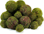 Decorative Moss Balls Set - 18pcs Fake Moss Balls for Bowl Fillers, Centerpiece Decor, Home Decor, Vase Fillers, Wedding Decor, Table Arrangements, Coffee Accents, DIY Crafts (Mix-Set of 18)