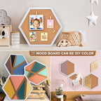 Facilife 4 Packs Cork Board,Corkboards for Wall,Small Cork Board Decorations,Cork Boards for Walls with Frame, Decorative for Office, School & Home