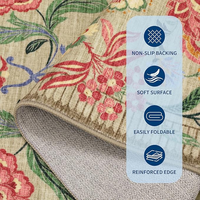 GarveeHome Washable Area Rugs