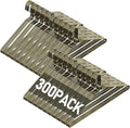 SPECILITE Wire Metal Clothes Hangers Bulk 300 Pack for Standard Size Suits, Coats, Shirts, Pants, Skirts, Space Saving, Non Slip,16 Inch 12 Gauge Ultra Thin, Bronze