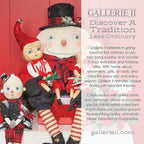 GALLERIE II Sammy Baby Zombinaland Soft Decorative Figurine Doll Pillow 4th of July Patriotic Home Living Room Shelf End Table Couch Sofa Chair Decor Decoration Red