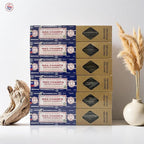 Satya Smudge Incense Stick – Hand-Rolled Indian Masala Incense for Meditation, Yoga & Spiritual Cleansing Pack of 6 (Nag Champa)