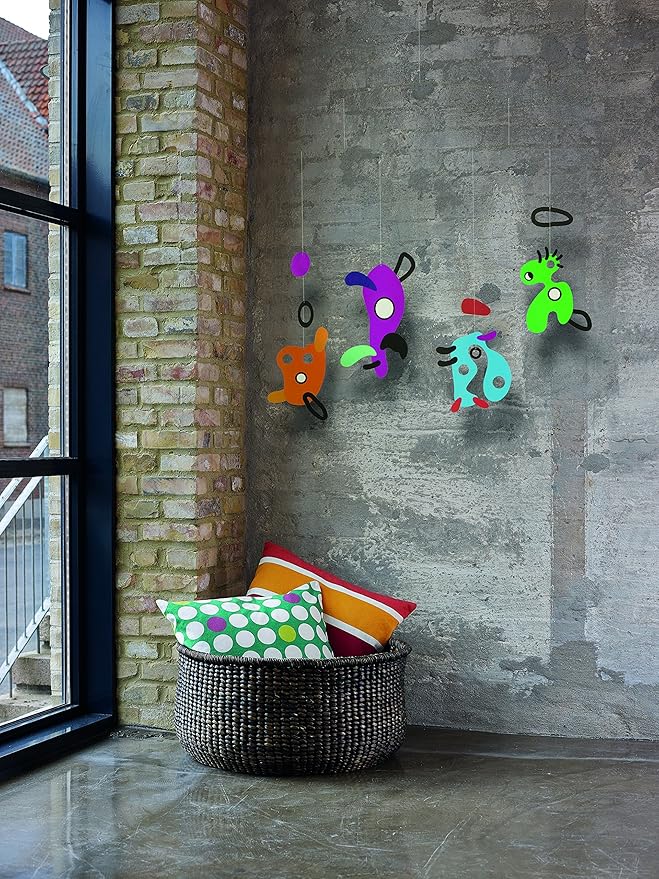 Museum Jorn Hanging Mobile - 24 Inches Premium-Grade Cardstock - Handmade in Denmark by Flensted