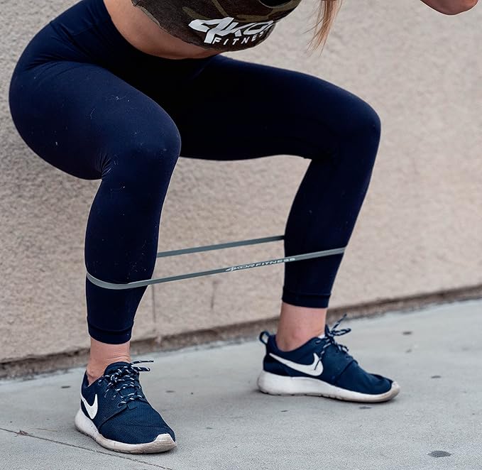4KOR Fitness Resistance Loop Band Set, Perfect for Crossfit, Yoga, Physical Therapy, and Booty Building
