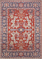 Keen Home Design 10x14 Rug - Machine Washable Area Rug with Non-Slip Backing, Ideal for Living Room, Dining Room, Bedroom - Vintage, Easy Clean, Durable, Low Pile Rug - (9'7" x 14')