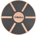 bintiva Wood Balance Board for Fitness Rehab Balance and Stability Training