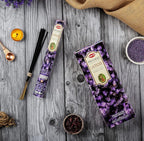 HEM Lavender Incense Sticks – Pack of 120 | Hand-Rolled in India | Soothing Floral Aroma for Relaxation, Stress Relief, Meditation, Yoga, Prayer & Home Fragrance