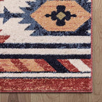 Well Woven Tulsa Lea Crimson Traditional Southwestern Tribal 7'10" x 9'10" Area Rug