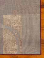 Unique Loom Barista Collection Area Rug - Kouillou (10' x 13' 1" Rectangle, Multi/ Brown)