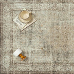 Sage Area Rug 5x7 for Living Room Washable Vintage Carpet Low Pile Non Slip Distressed Soft Traditional Retro Oriental Large Accent Throw Rug Office Kitchen Bedroom Dining Room