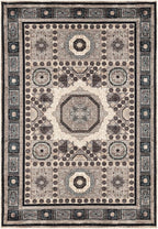 Keen Home Design 8x10 Rug - Machine Washable Area Rug with Non-Slip Backing, Ideal for Living Room, Dining Room, Bedroom - Vintage, Easy Clean, Durable, Low Pile Rug - (8' x 10')