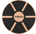 bintiva Wood Balance Board for Fitness Rehab Balance and Stability Training
